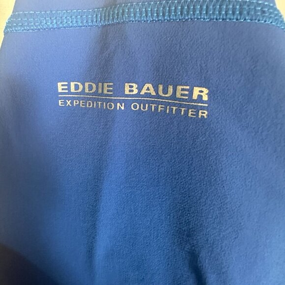 Eddie Bauer First Ascent Jacket Mens Small Full Zip Blue Nylon Windbreaker - Picture 14 of 14